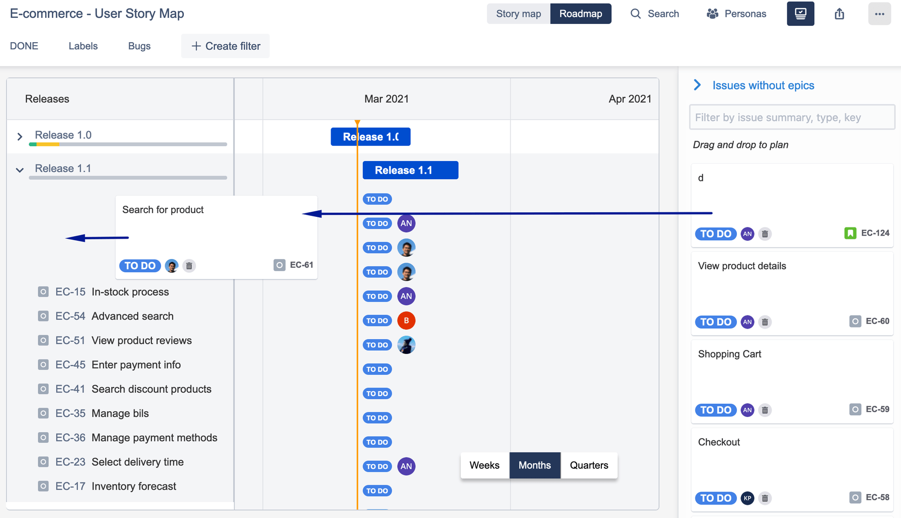 Jira data center. Jira story. Отражение активности Jira. Easy Agile user story Map Jira. Статусы тикетов Jira story.