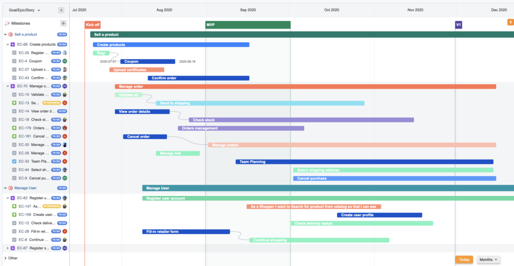 Agile User Story Map and Roadmap for Jira - DevSamurai