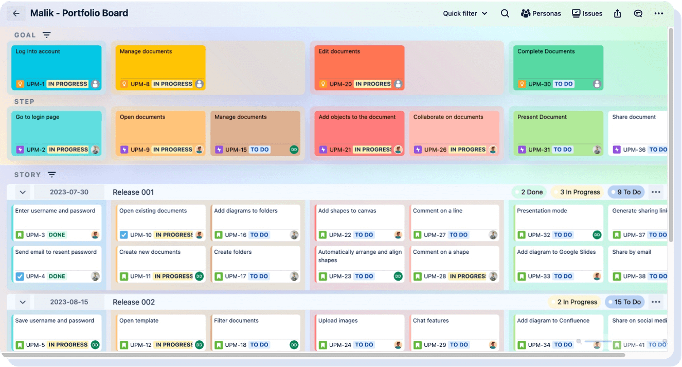 Agile User Story Map and Roadmap for Jira - DevSamurai