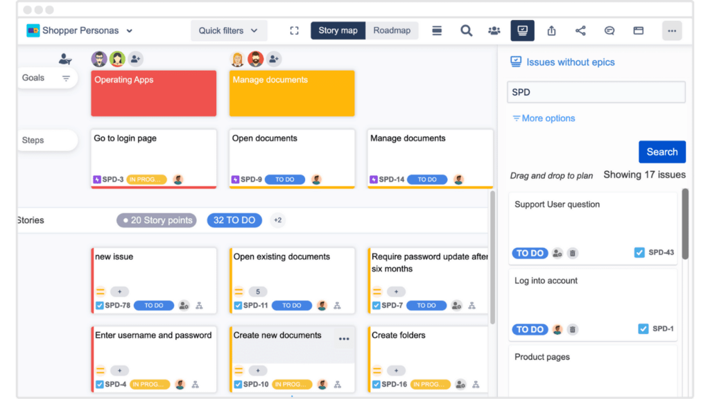 Features - User Story Map for Jira - ProductGo