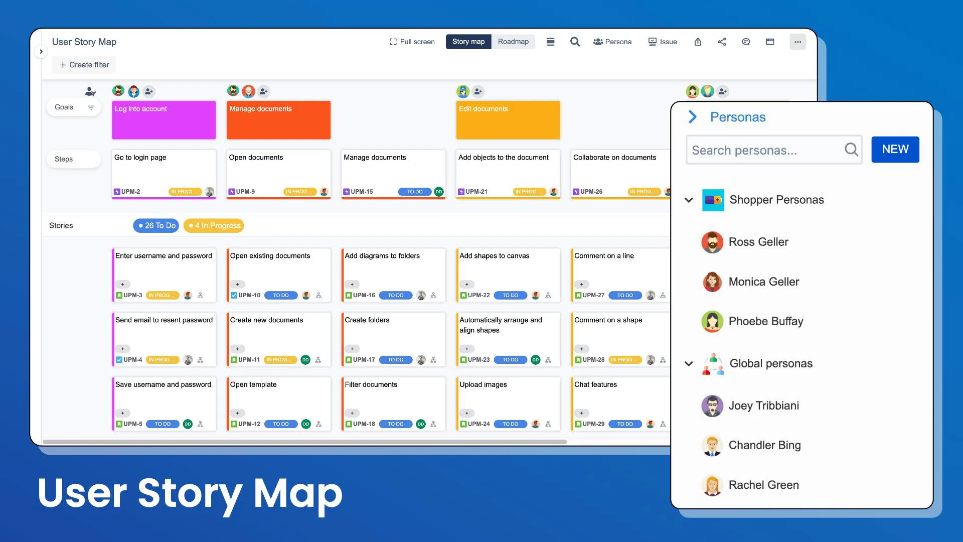 Managing Product Backlogs with Agile User Story Map for Jira