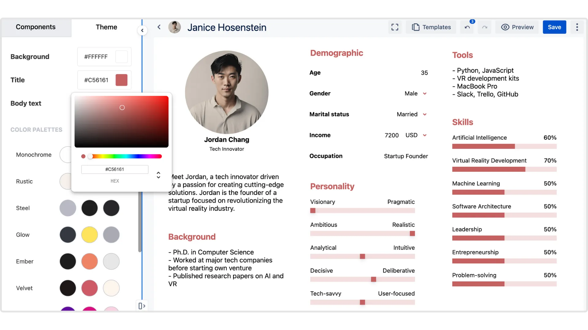 3 Persona Templates You Can Use (+ Design Tips)