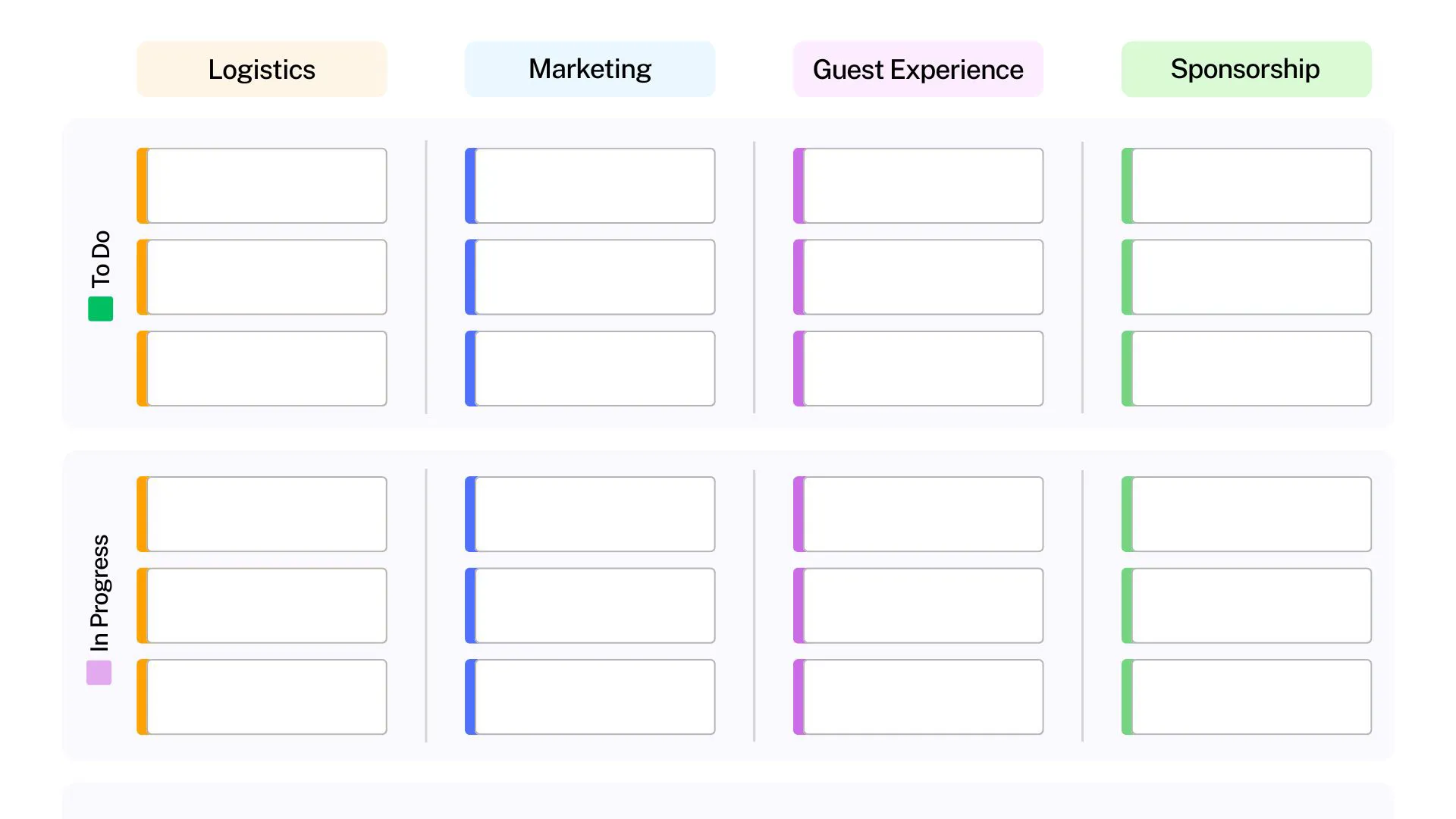 12. For Event Planning & Operations Teams - Event Operations Board
